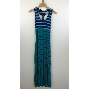 Calvin Klein Maxi Dress 6 Blue Racer